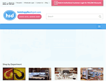 Tablet Screenshot of hotelsuppliesdepot.com